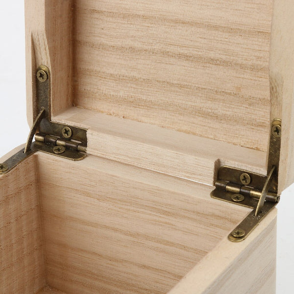 Storage Wood Box Case For Jewel Small Gadget Gift Memory Keepsake for necklace bracelet bangle earrings charms 5.8x9.5x9.5cm