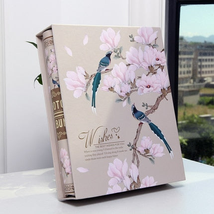 Flower Photo Album For Family Friends Wedding Anniversary Special Events Memory Book 6 Inch