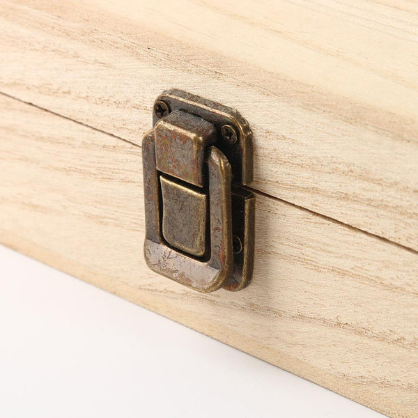 Plain Wooden Keepsake Box Storage Case Memory Keeper of Letters Cards Jewellery Small Items Decorate Yourself