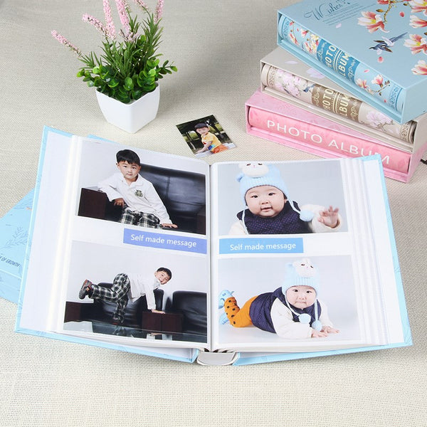 Flower Photo Album For Family Friends Wedding Anniversary Special Events Memory Book 6 Inch