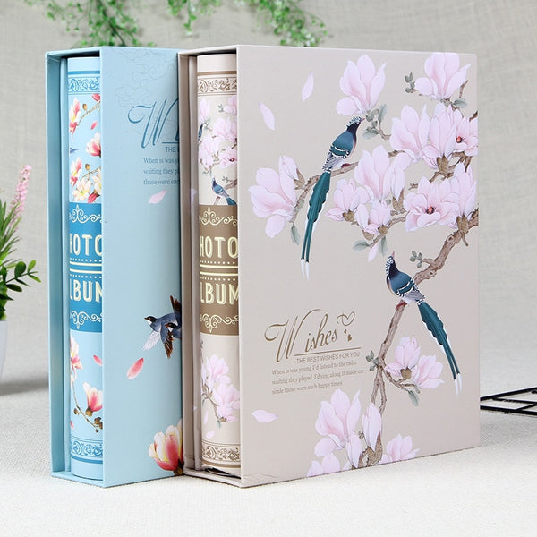 Flower Photo Album For Family Friends Wedding Anniversary Special Events Memory Book 6 Inch