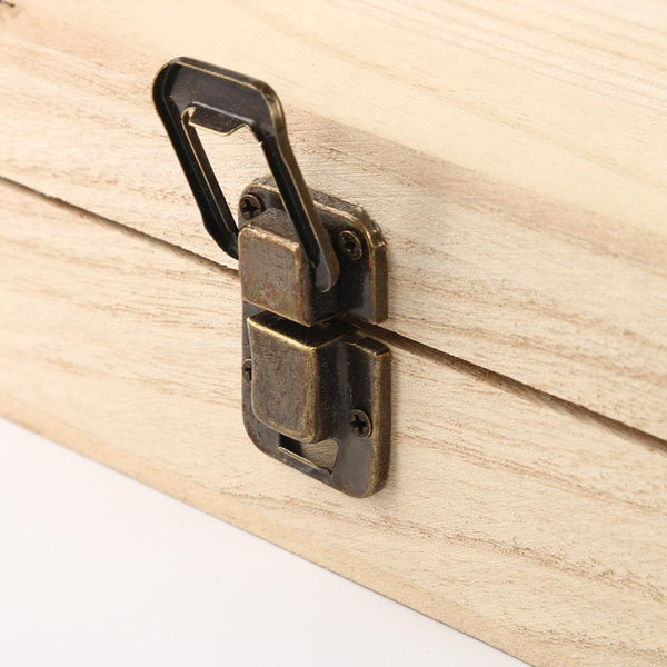 Plain Wooden Keepsake Box Storage Case Memory Keeper of Letters Cards Jewellery Small Items Decorate Yourself