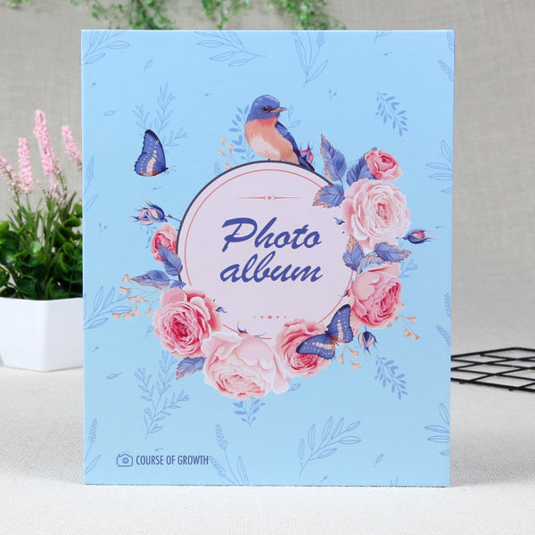 Flower Photo Album For Family Friends Wedding Anniversary Special Events Memory Book 6 Inch
