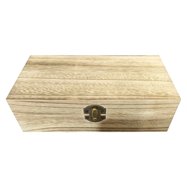 Wooden Keepsake Storage Box Baby Wedding Photos Cards Letters Gift Family Friends Latched Lid