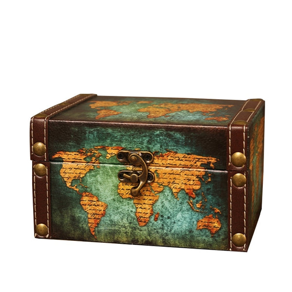 Decorative Wooden Keepsake Suitcase-style Storage Box Birthday Anniversary Special Event Memories