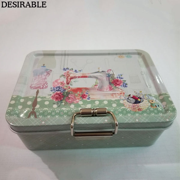 Metal Keepsake Box to Store Trinkets Treasures Cards Letters Photos Collections Family Memories