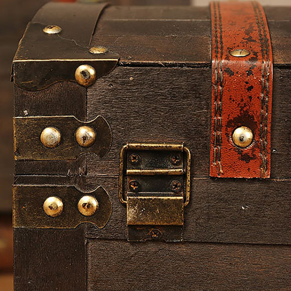 Vintage Wood Box,Vintage Wooden Retro Wood Box Jewelry Storage Box Retro Wooden Keepsake Box Organizer Gift Case