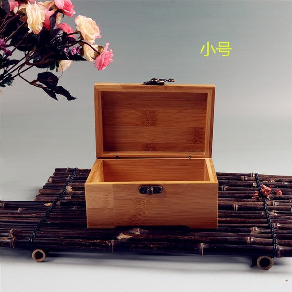 Keepsake Bamboo Craft Korean Wooden Storage Box Photos Letters Trinkets Treasures Jewels Collection Box Gift Box