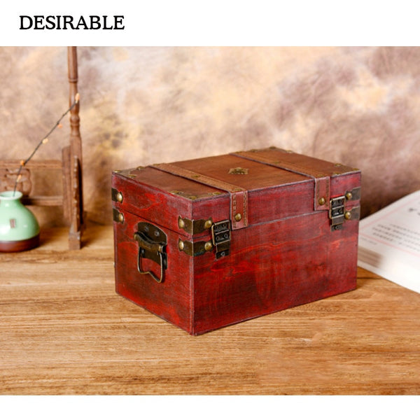 Wooden Keepsake Box Handmade Store Photos Letters Collections Books Precious Memories 2 Sizes Large 22*15*13.5cm Small 18*11*10cm