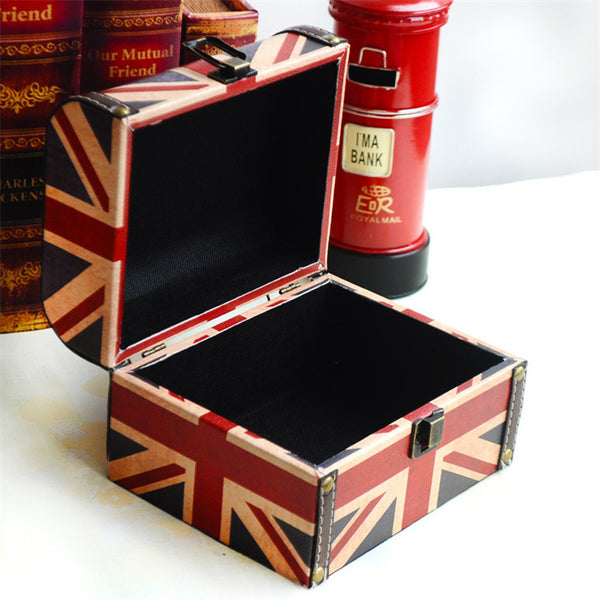 Retro Wooden Keepsake Storage Box Case Holder Vintage Treasure Chest Storage Boxes