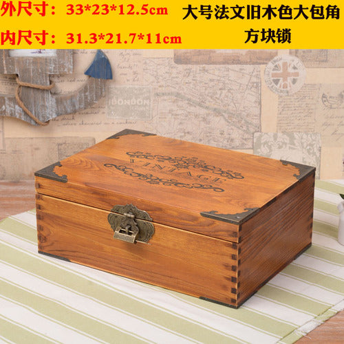 Wooden Keepsake Memory Box Retro-Photos Baby Wedding Special Occasion Birthday Trinkets Treasurers