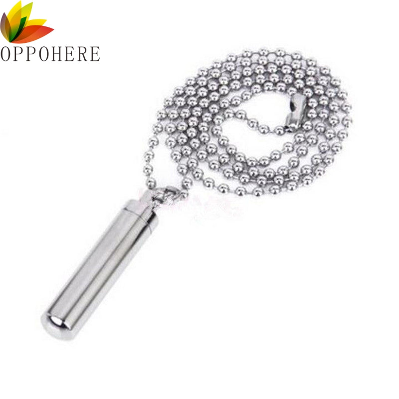 New Steel Cremation Jewelry Ash Urn Necklace Memorial Keepsake Vial Tube Pendant Necklaces Jewelry Accessories