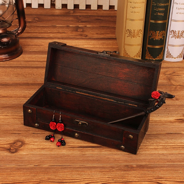 Multifunctional Wooden Keepsake Container Cosmetics Jewellery Memories Photo Gift Box