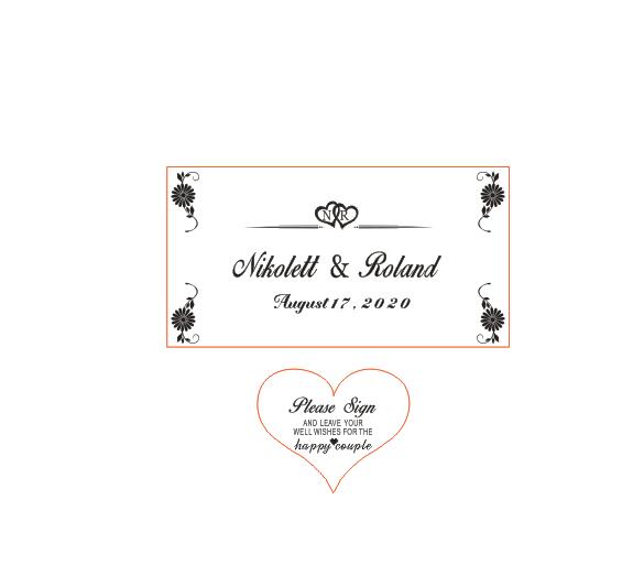 Personalised Wooden Wedding Box-Wedding Bridal Shower Birthday Anniversary with 50pcs Hearts