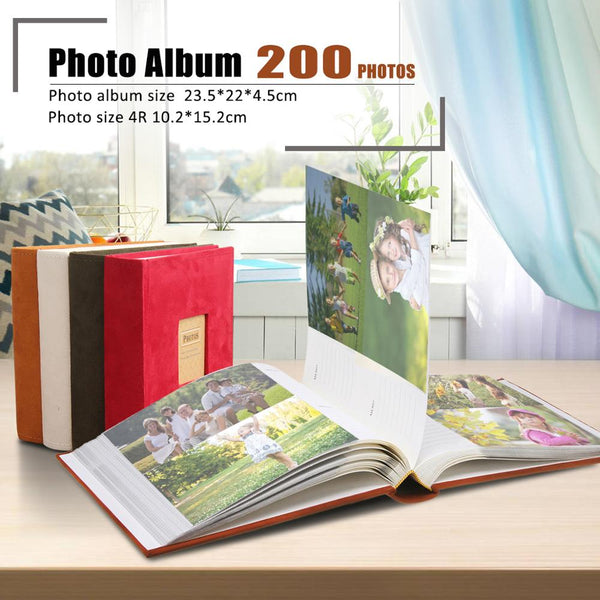 Photo Album 200 Photos & Memo Family Memory Notebook Album